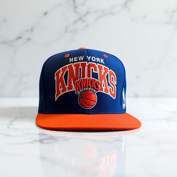 Mitchell & Ness Other - Mitchell & Ness Blue and Orange New York Knicks Hat